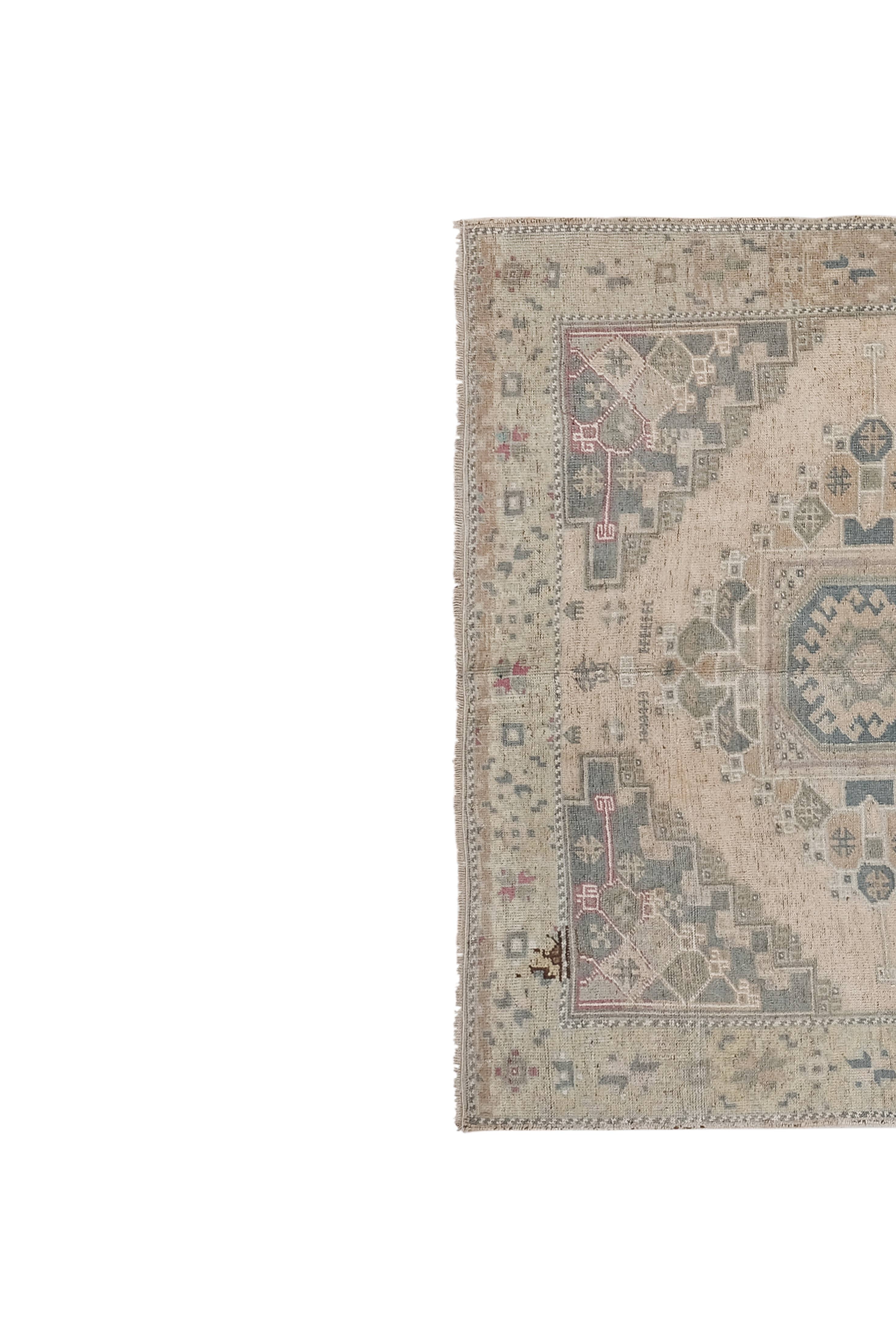 Vintage Oushak Rug 4'8'' x 8'8''