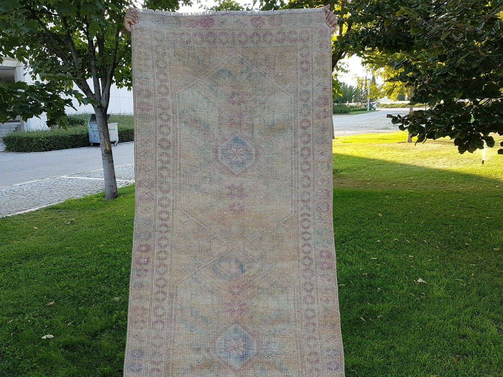 Vintage Herki Runner Rug 2'10'' x 12'2''