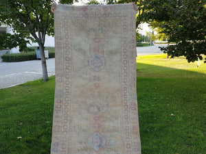Vintage Herki Runner Rug 2'10'' x 12'2''
