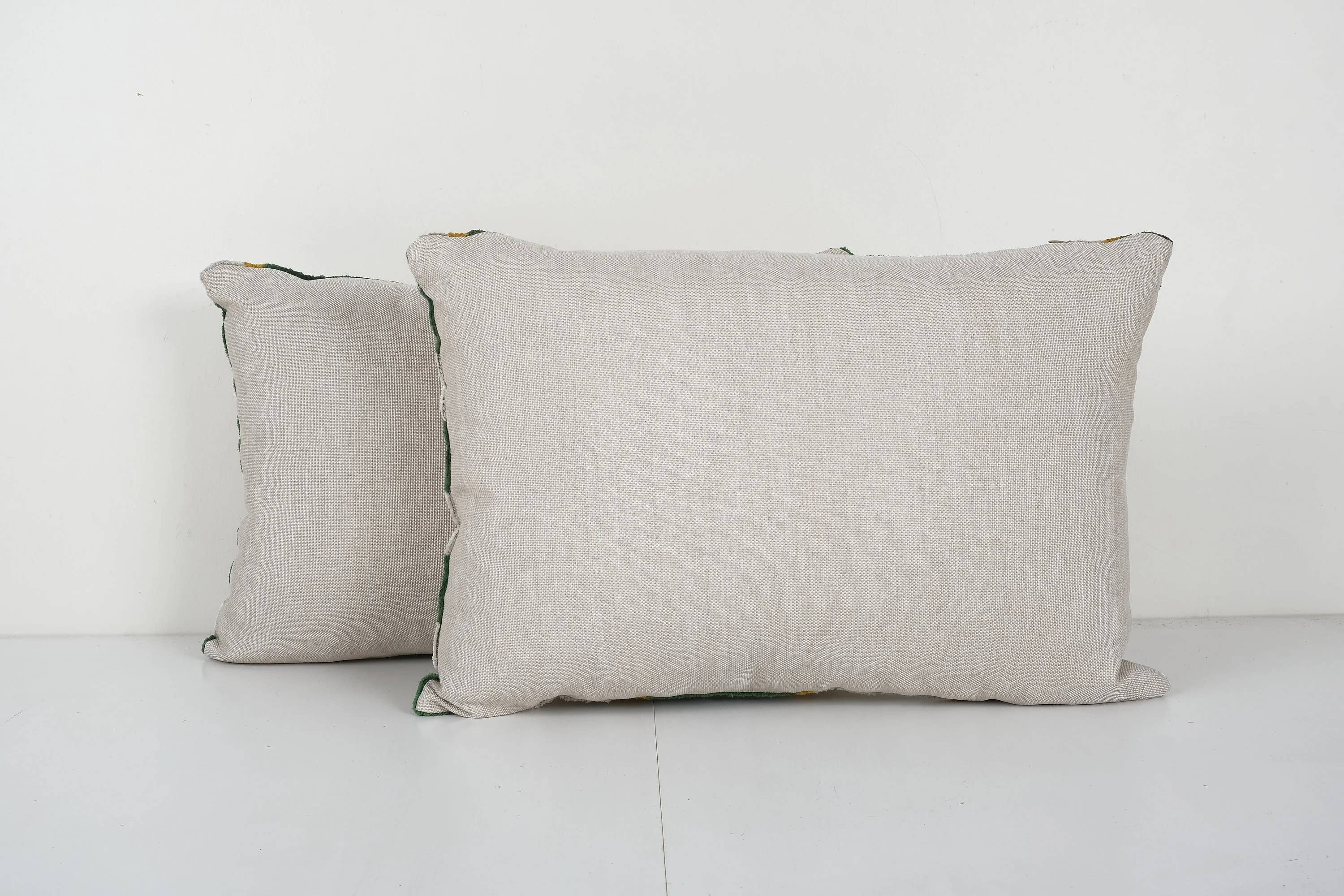 Silk Ikat Velvet Pillow Cover Set of 2 | 15'' x 22''