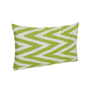Silk Ikat Velvet Pillow Cover | 12'' x 20''