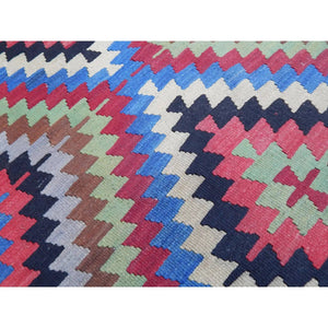 Vintage Turkish Kilim Rug 35'' x 50''