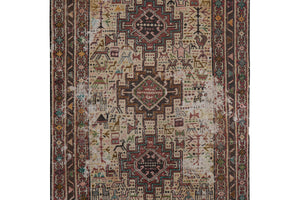 Vintage Turkish Animal Soumac Kilim Rug 41'' x 54''