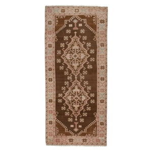 Vintage Turkish Anatolian Runner Rug 4'5'' x 9'8''