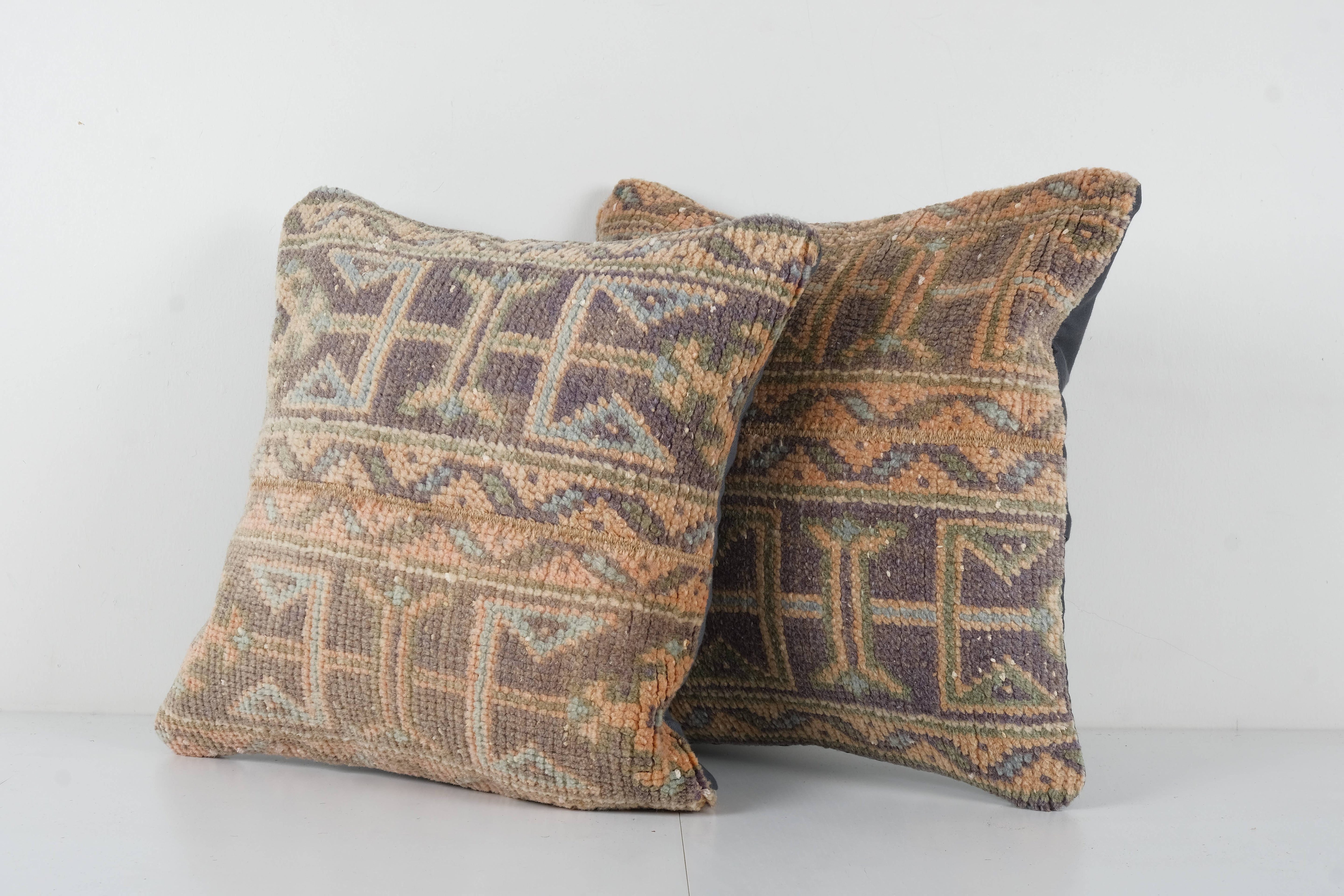 Rug Pillow Cover Set of 2 | 18'' x 18''