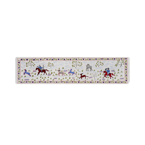 Horse Silk Suzani Wall Hanging & Bedspread 1'8'' x 6'1''