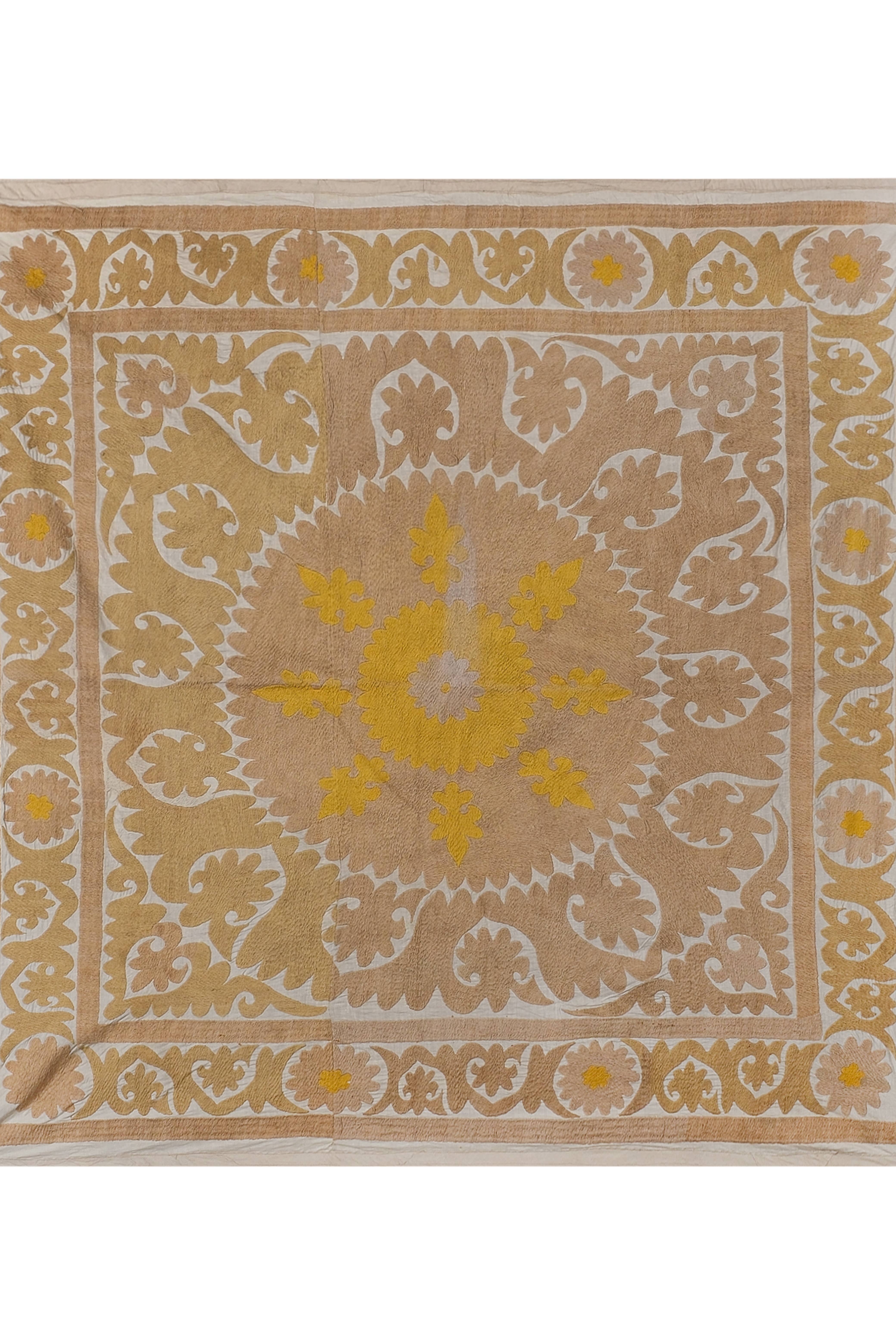 Suzani Wall Hanging & Bedspread | 5' x 5'