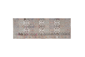 Vintage Turkish Kilim Runner 4'8'' x 13'9''