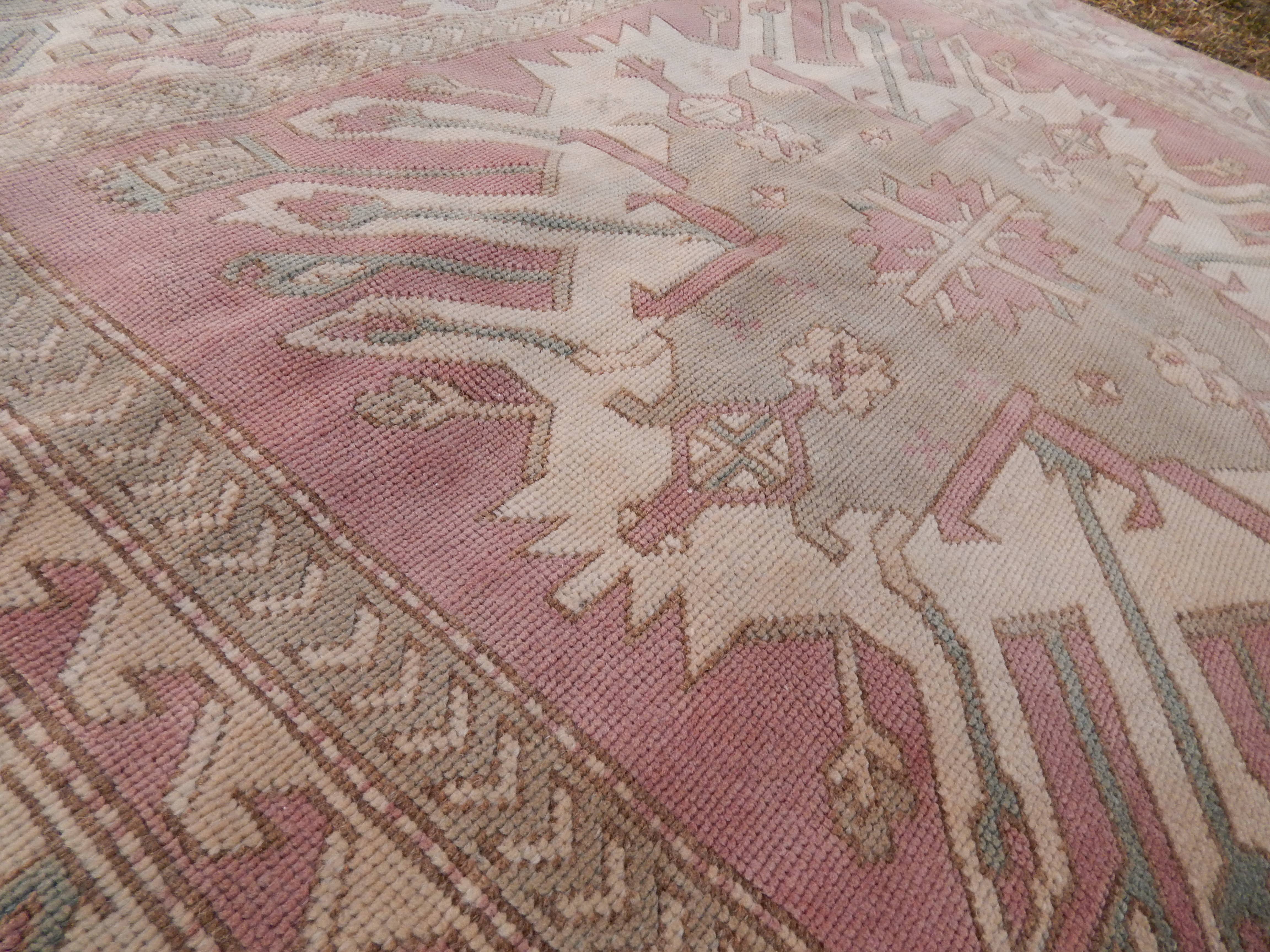 Vintage Oushak Rug 4'9'' x 6'8''