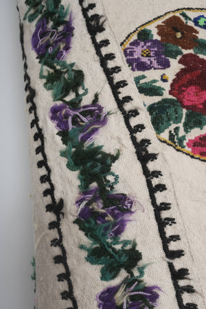 Vintage Turkish Kilim Rug 45'' x 57''
