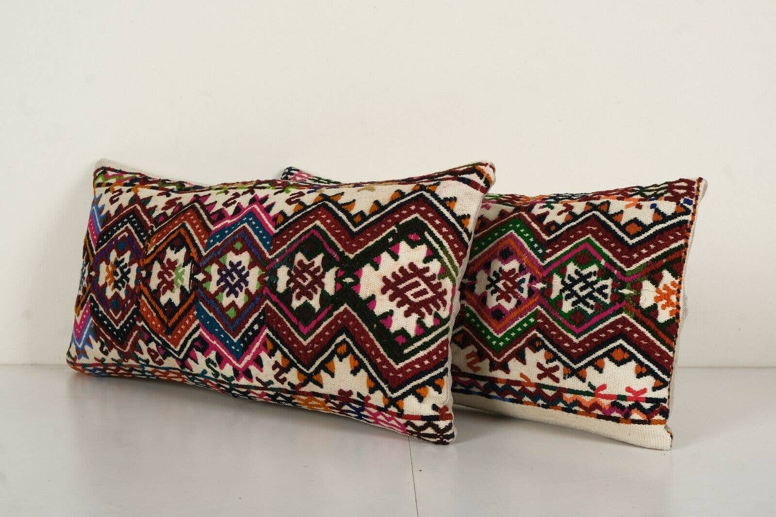 Kilim Pillow Cover Set of 2 | 12'' x 24''