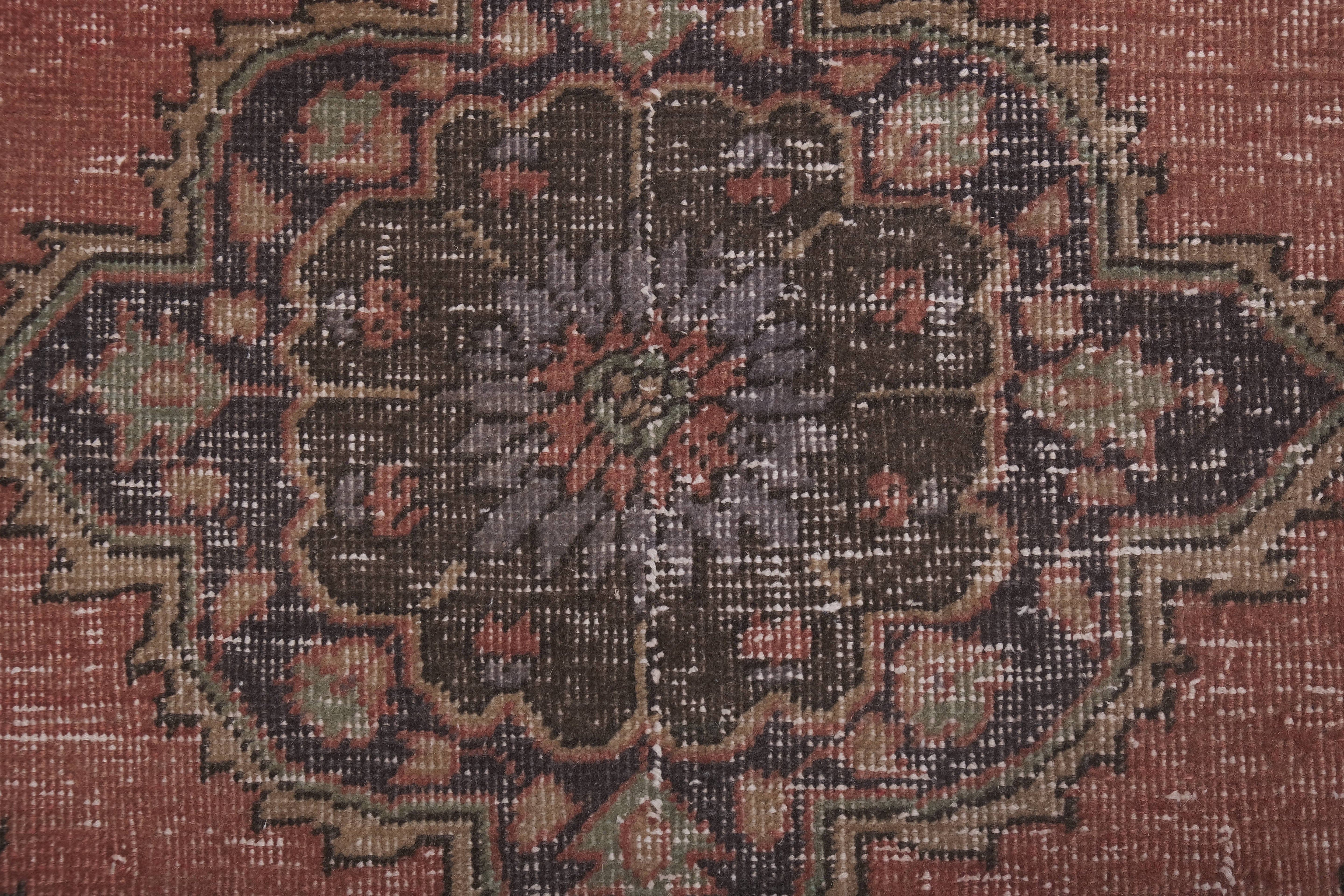 Vintage Turkish Runner Rug 3'2'' x 11'11''