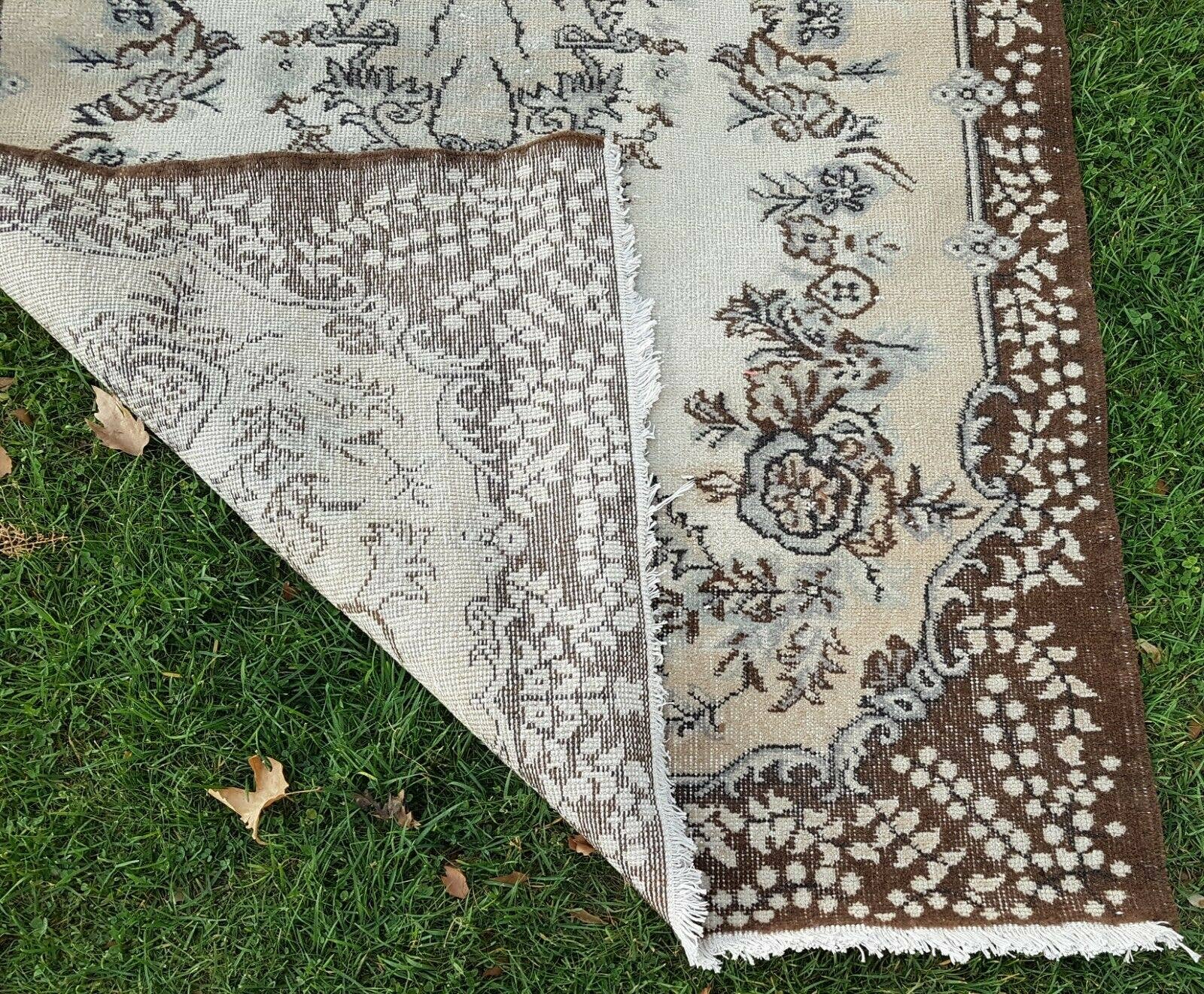 Vintage Turkish Anatolian Rug 3'10'' x 7'3''