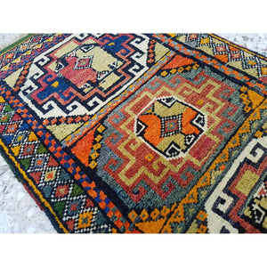 Vintage Yastik Rug 22'' x 39''
