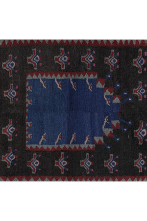 Vintage Turkish Shaggy Rug 40'' x 55''