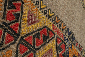 Vintage Turkish Kilim Runner 1'9'' x 13'