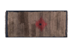 Vintage Turkish Tulu Rug 3'2'' x 6'10''