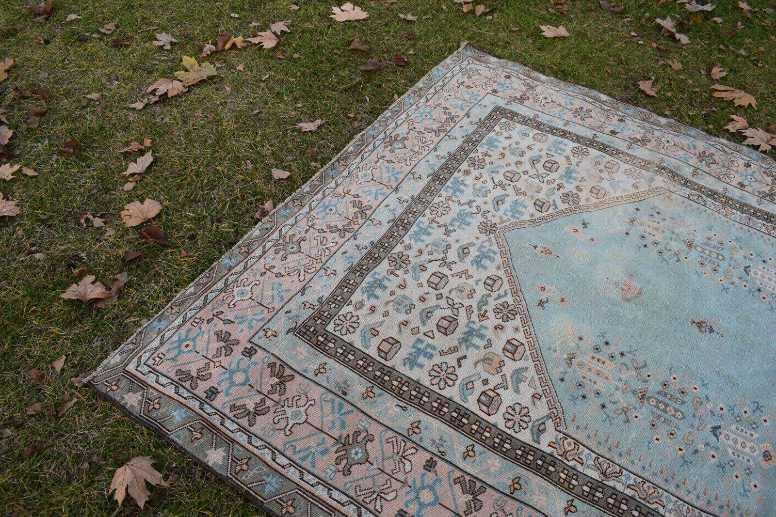 Vintage Oushak Rug 6'1'' x 8'8''