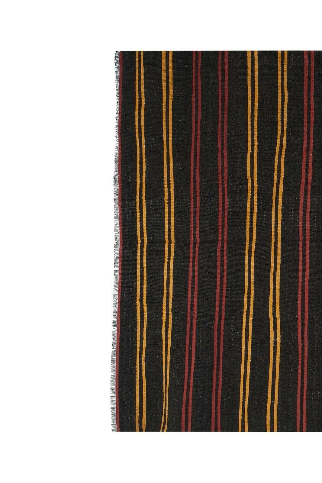 Vintage Turkish Kilim Rug 7'6'' x 13'9''