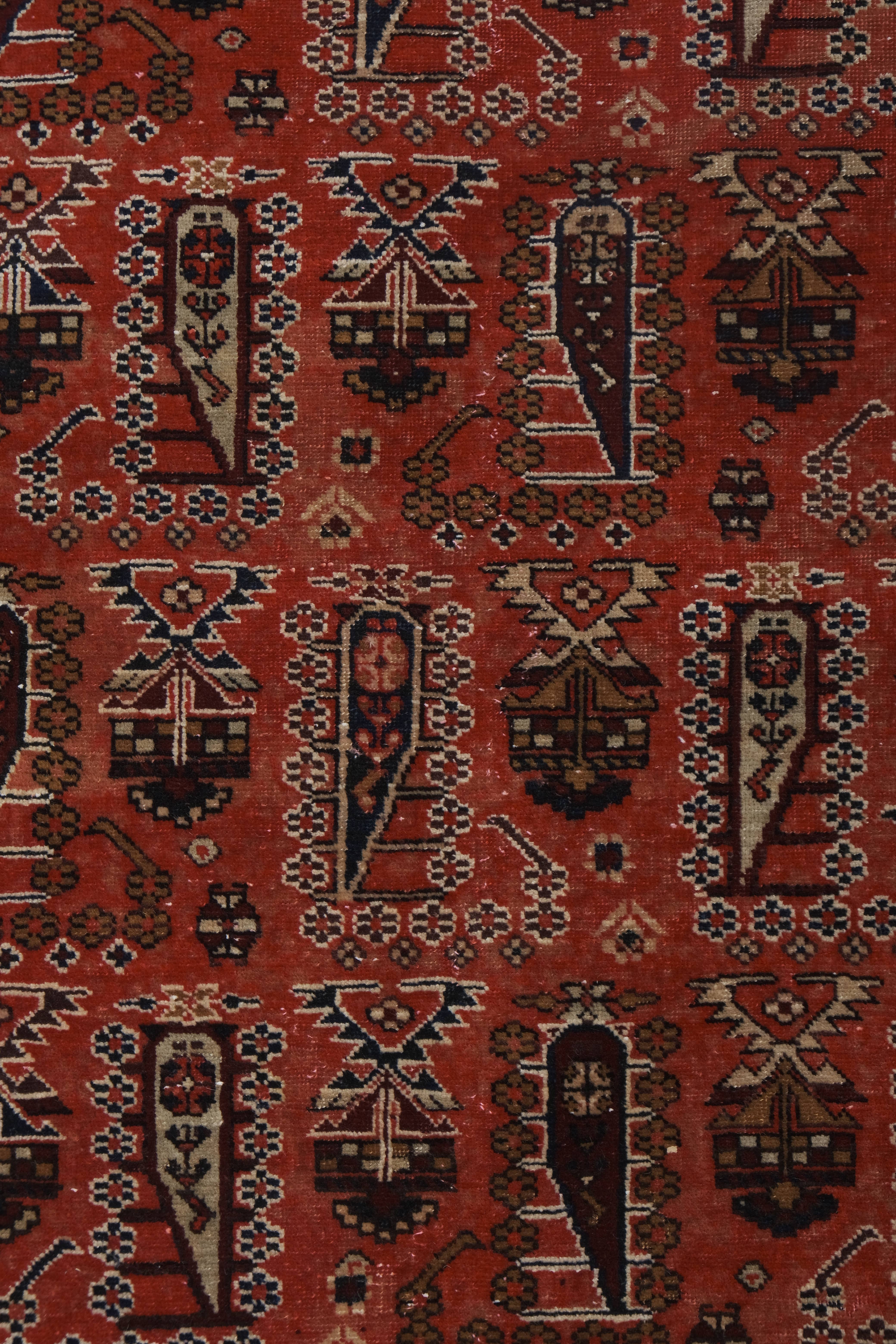 Vintage Caucasian Rug 4'7'' x 6'9''