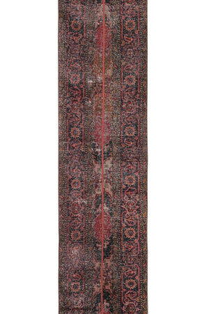 Vintage Turkish Runner Rug 2'1'' x 13'3''