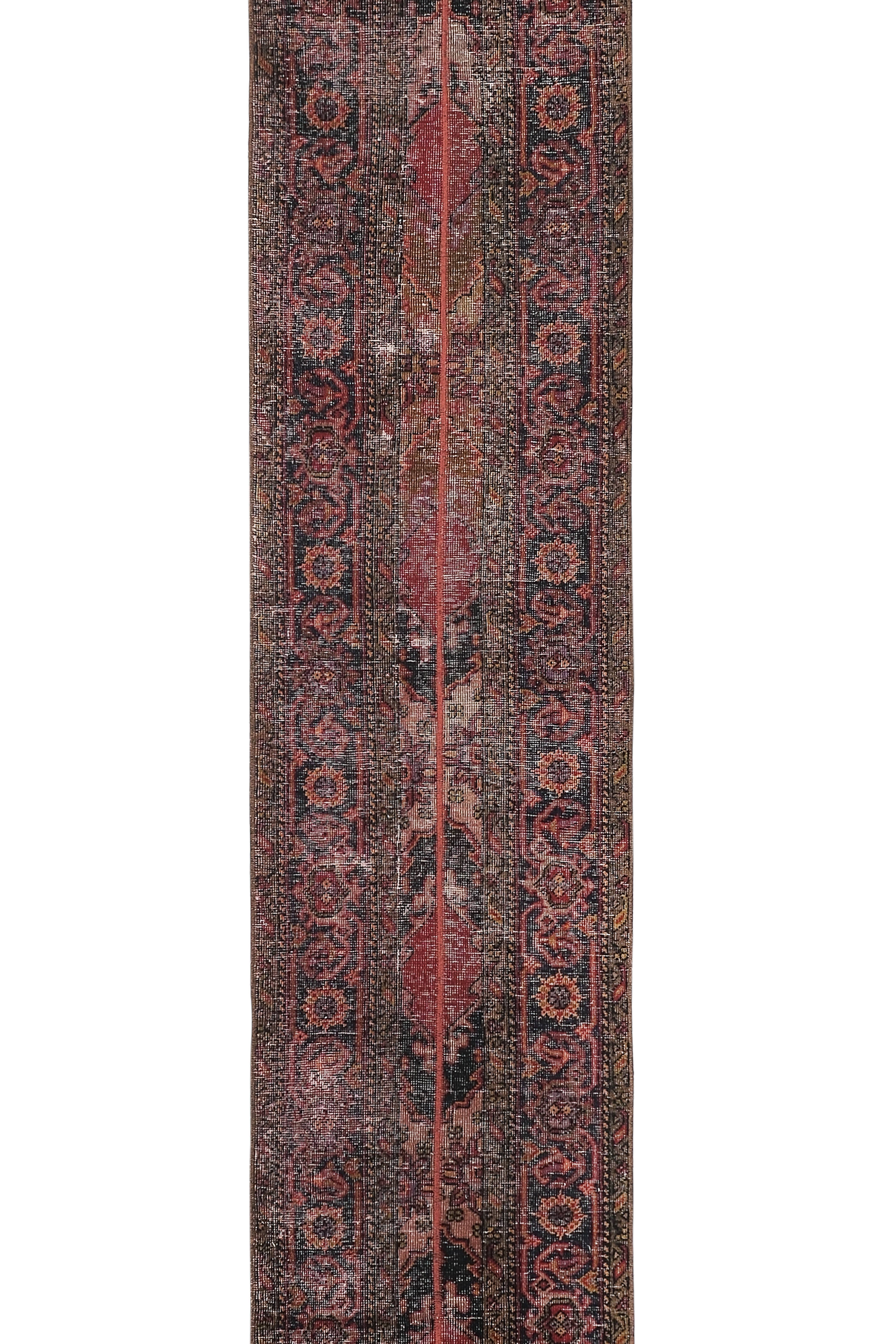 Vintage Turkish Runner Rug 2'1'' x 13'3''