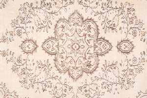 Vintage Turkish Kars Oushak Rug 6' x 9'8''