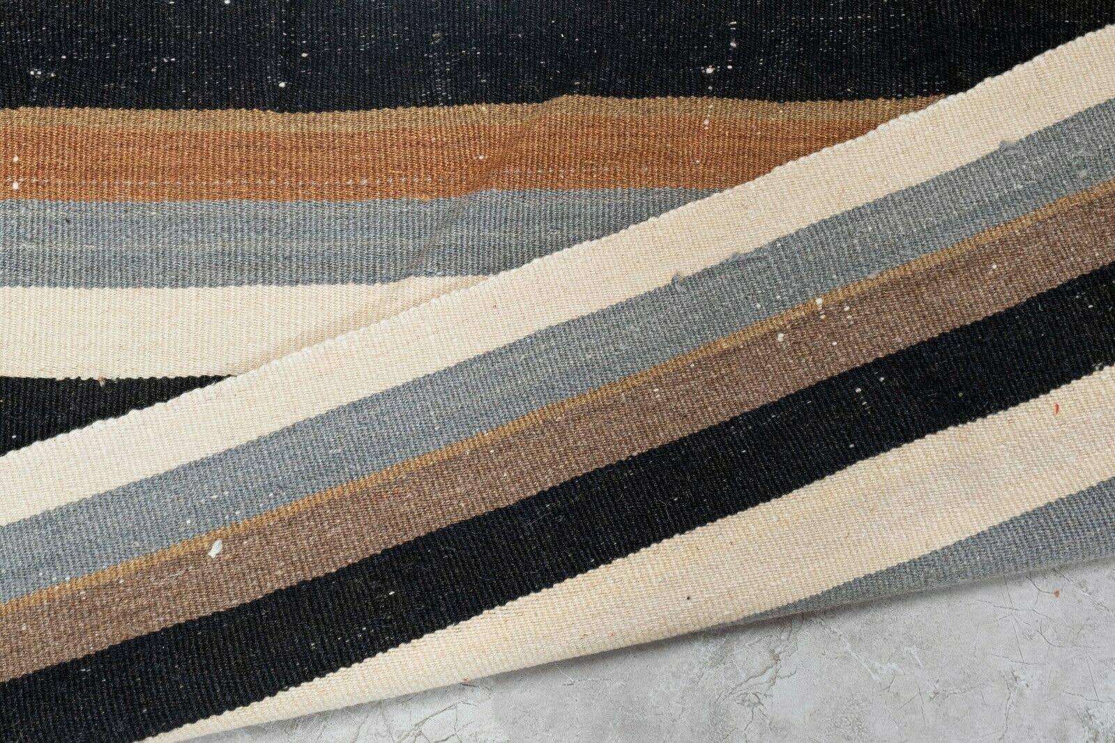 Vintage Turkish Kilim Runner 1'10'' x 25'3''