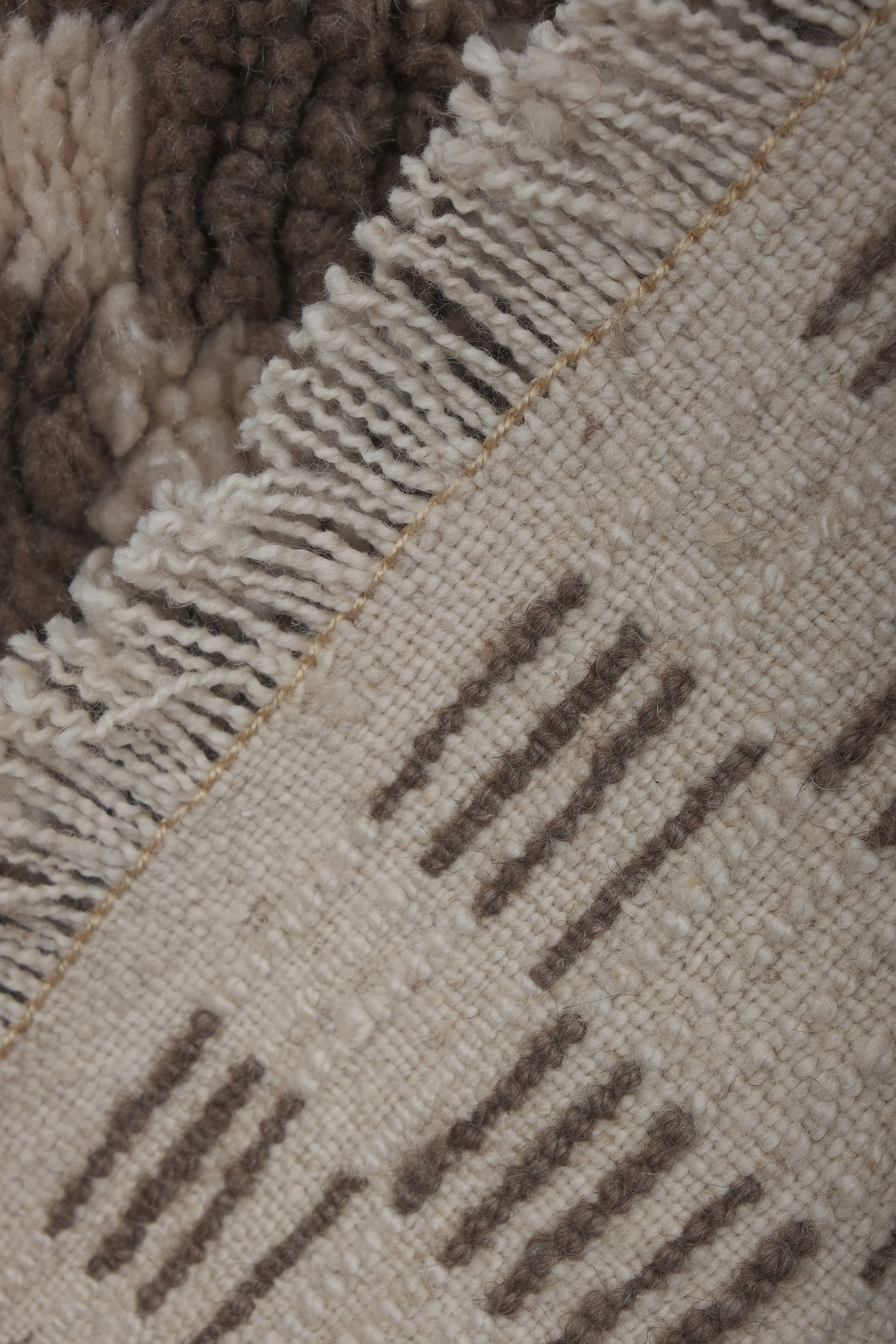 Vintage Turkish Shaggy Tulu Rug 34'' x 56''