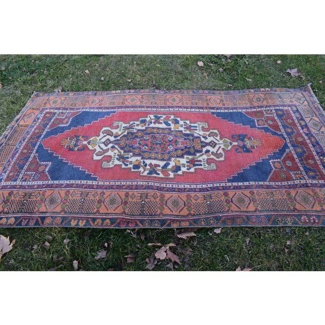 Vintage Turkish Rug 4'3'' x 7'10''