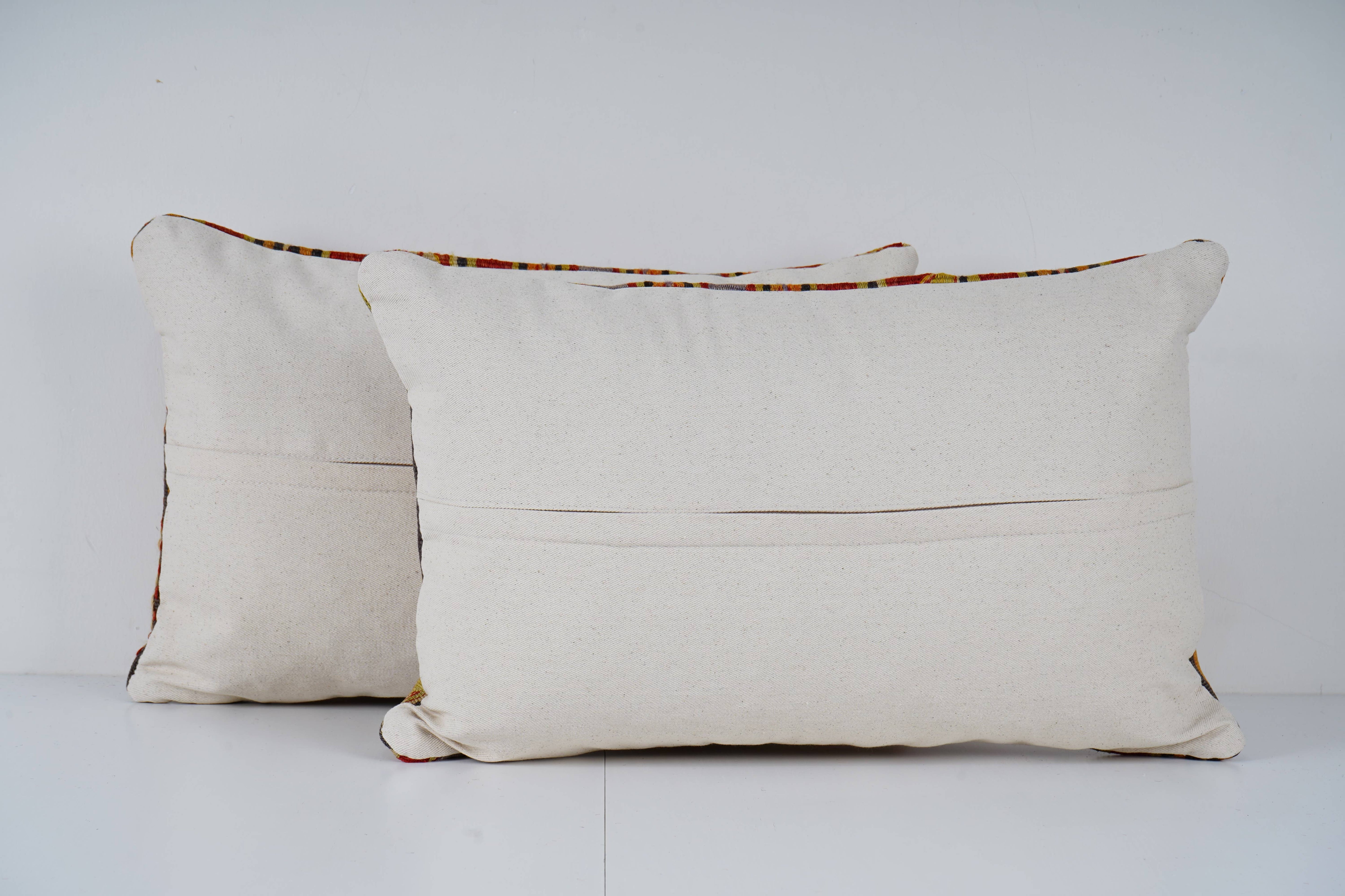 Kilim Pillow Cover Set of 2 | 16'' x 24''