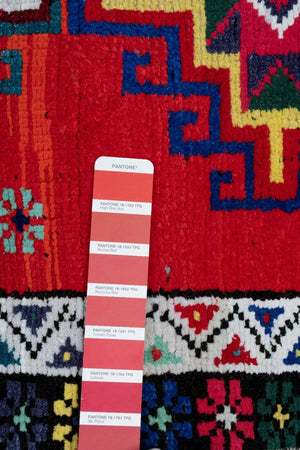 Vintage Herki Runner Rug 2'5'' x 12'1''