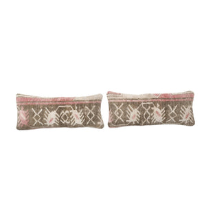 Rug Pillow Cover Set of 2 | 10'' x 19''