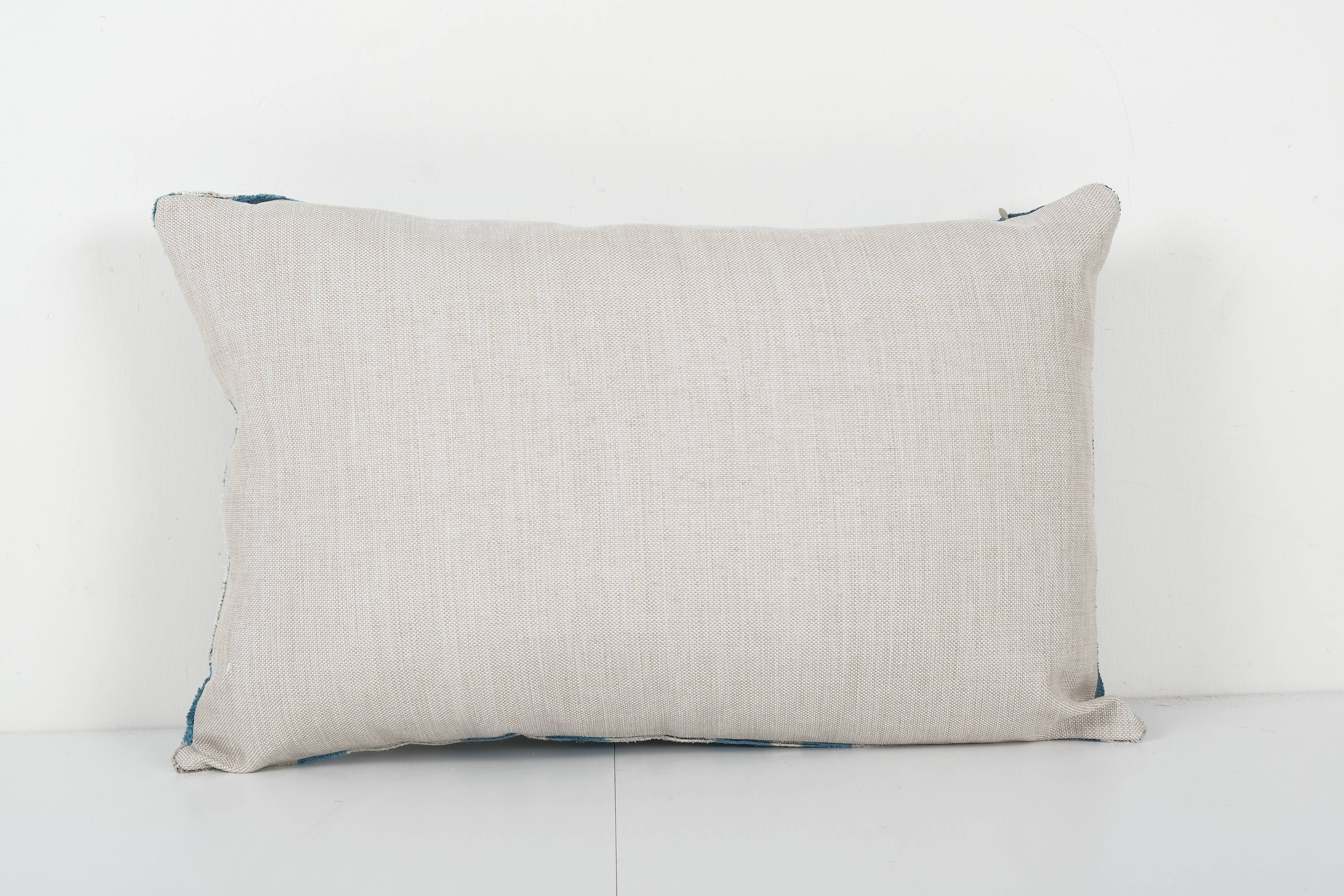 Silk Ikat Velvet Pillow Cover | 16'' x 24''