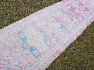 Vintage Kurdish Runner Rug 2'9'' x 13'3''