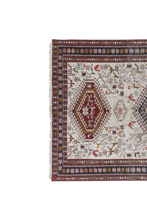 Vintage Turkish Soumac Kilim Rug 3'6'' x 6'1''