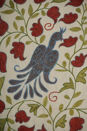 Swan Suzani Wall Hanging & Tablecloth | 20'' x 36''