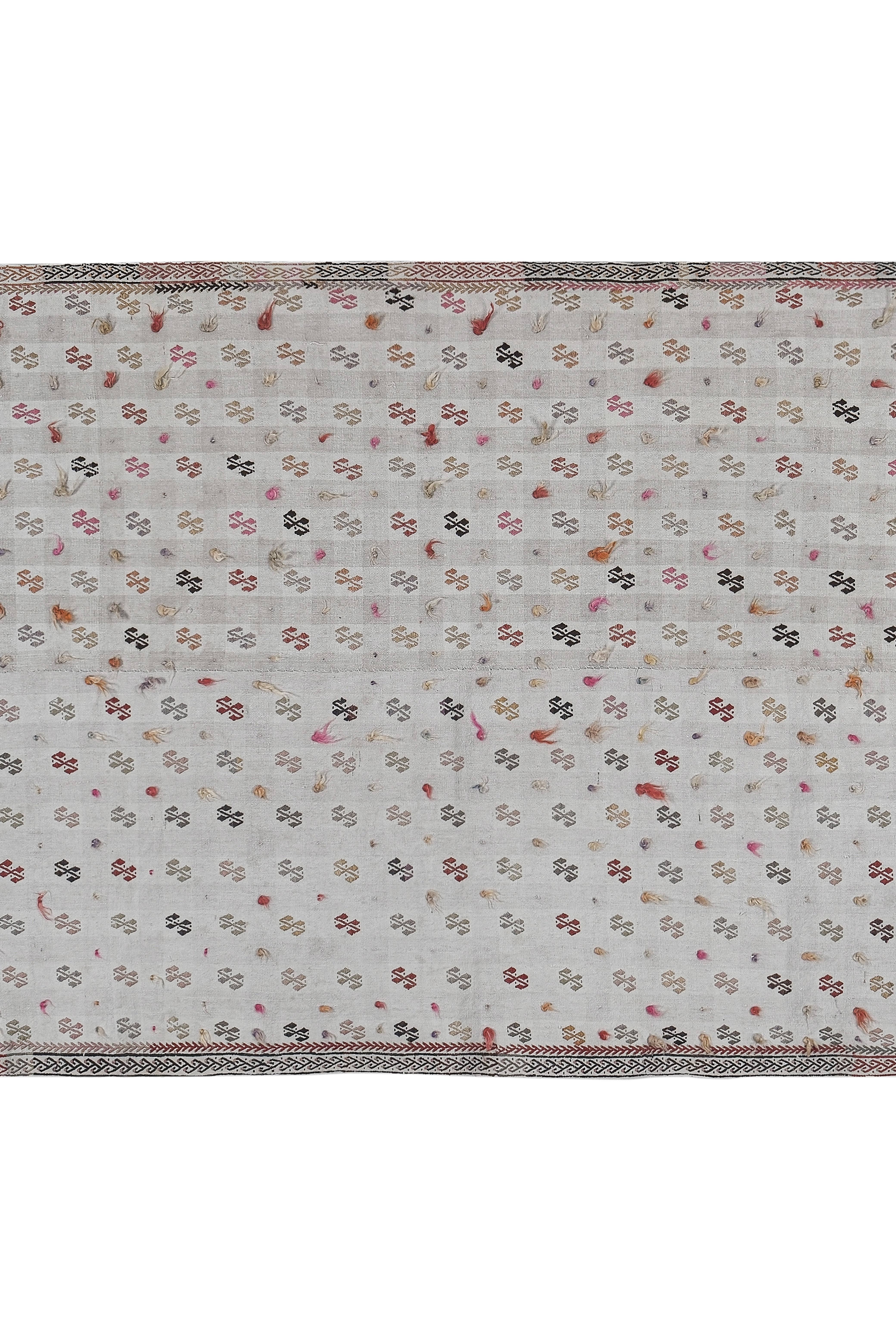 Vintage Turkish Kilim Rug 4'7'' x 8'5''