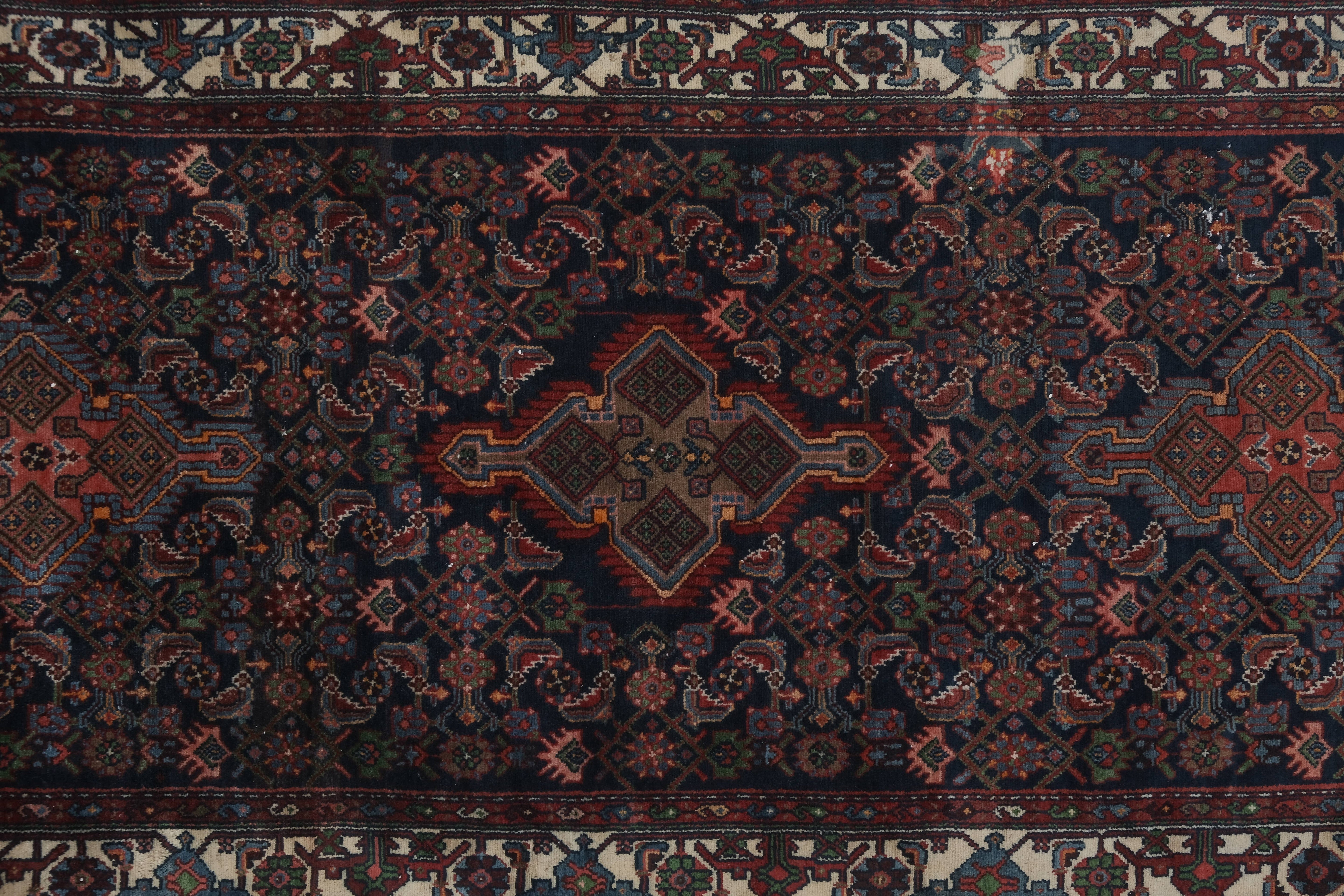 Vintage Turkish Anatolian Runner Rug 4' x 10'5''