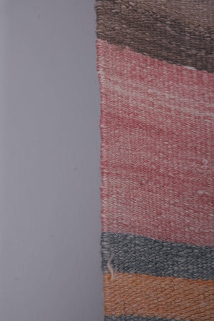 Vintage Turkish Kilim Runner 2'6'' x 21'8''