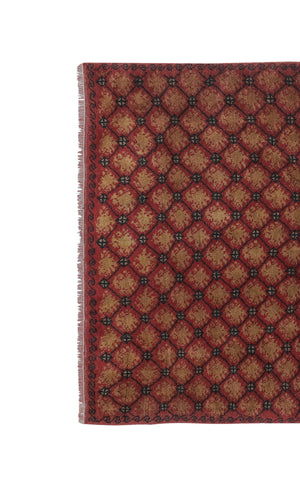 Vintage Turkish Tulu Rug 4'3'' x 5'7''
