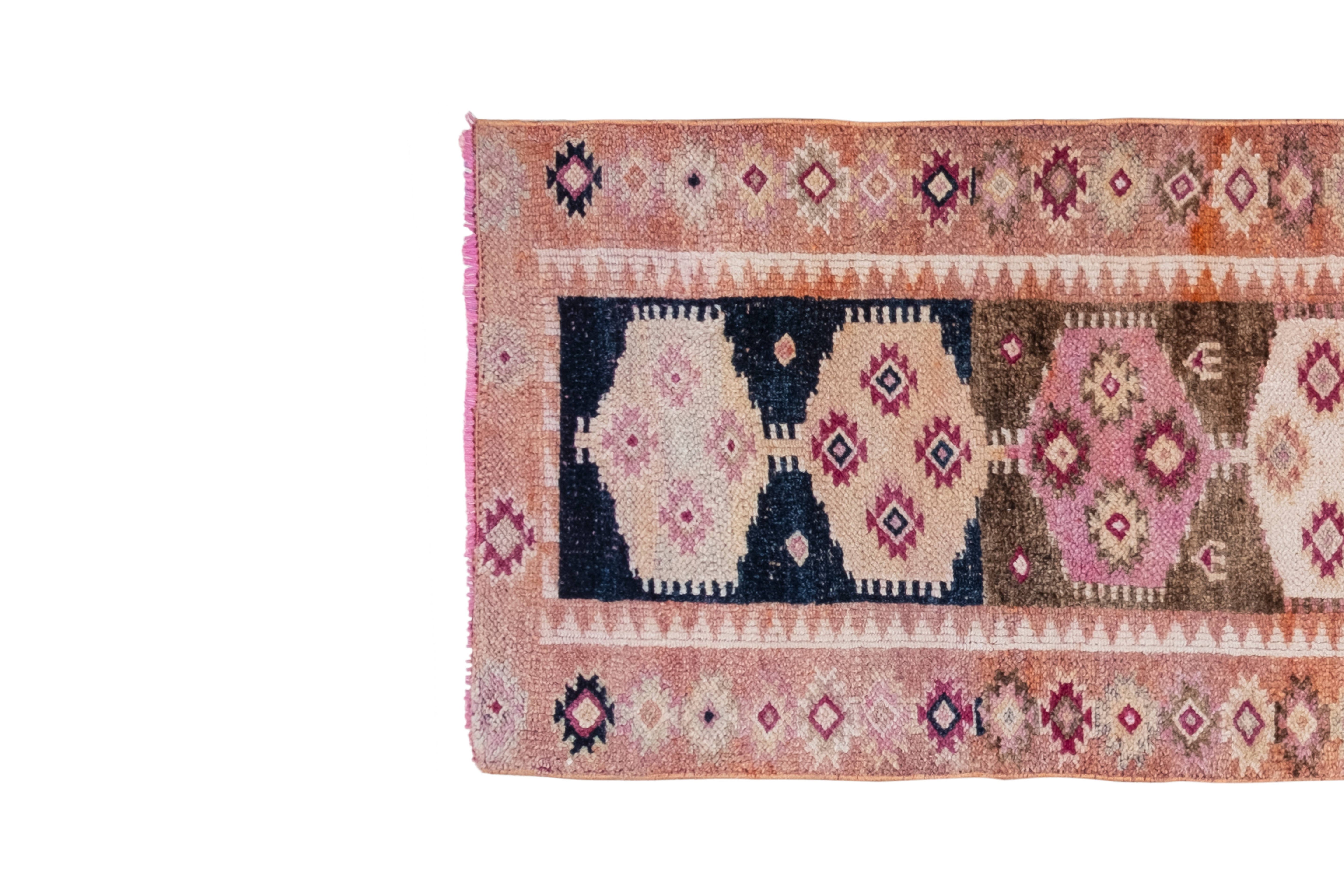 Vintage Kurdish Runner Rug 2'8'' x 10'4''