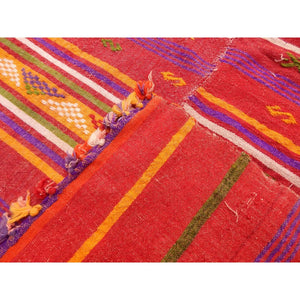 Vintage Turkish Kilim Rug 4'11'' x 8'1''