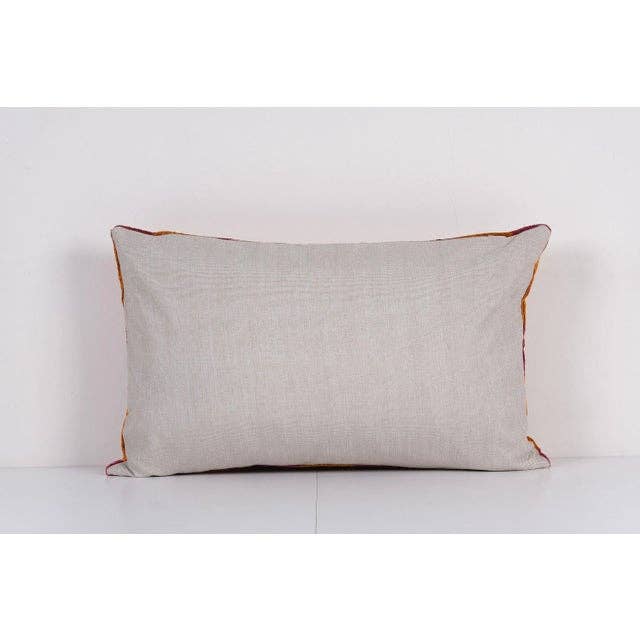 Silk Ikat Velvet Pillow Cover | 16'' x 24''