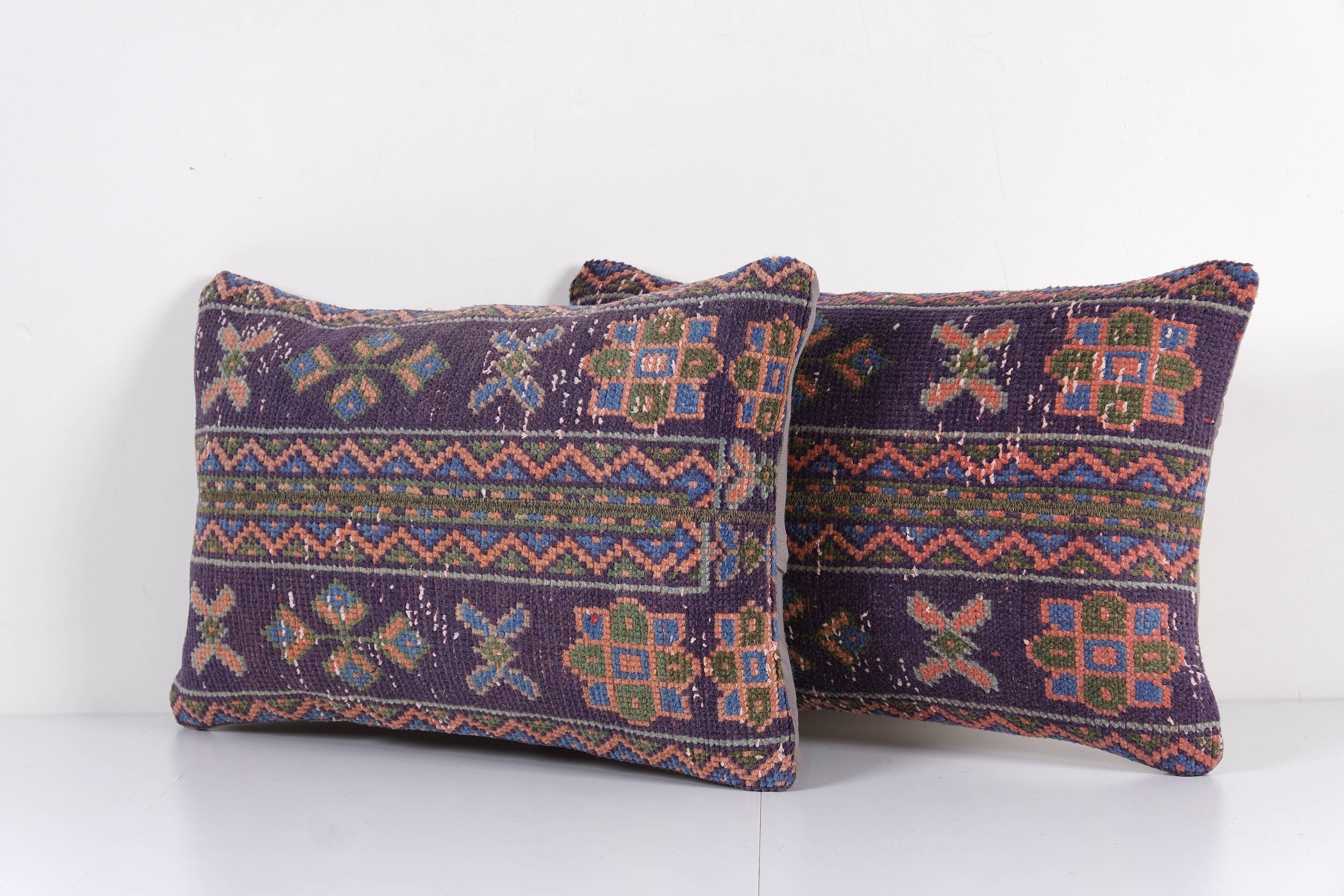 Rug Pillow Cover Set of 2 | 16'' x 24''