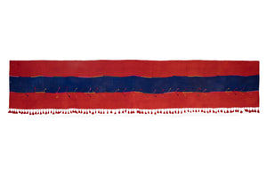 Vintage Turkish Kilim Runner 3'4'' x 17'7''