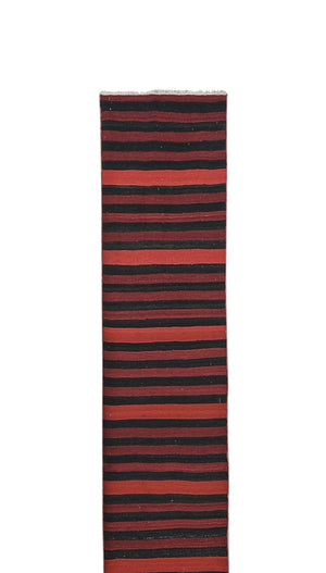 Vintage Turkish Kilim Runner 2'1'' x 22'8''