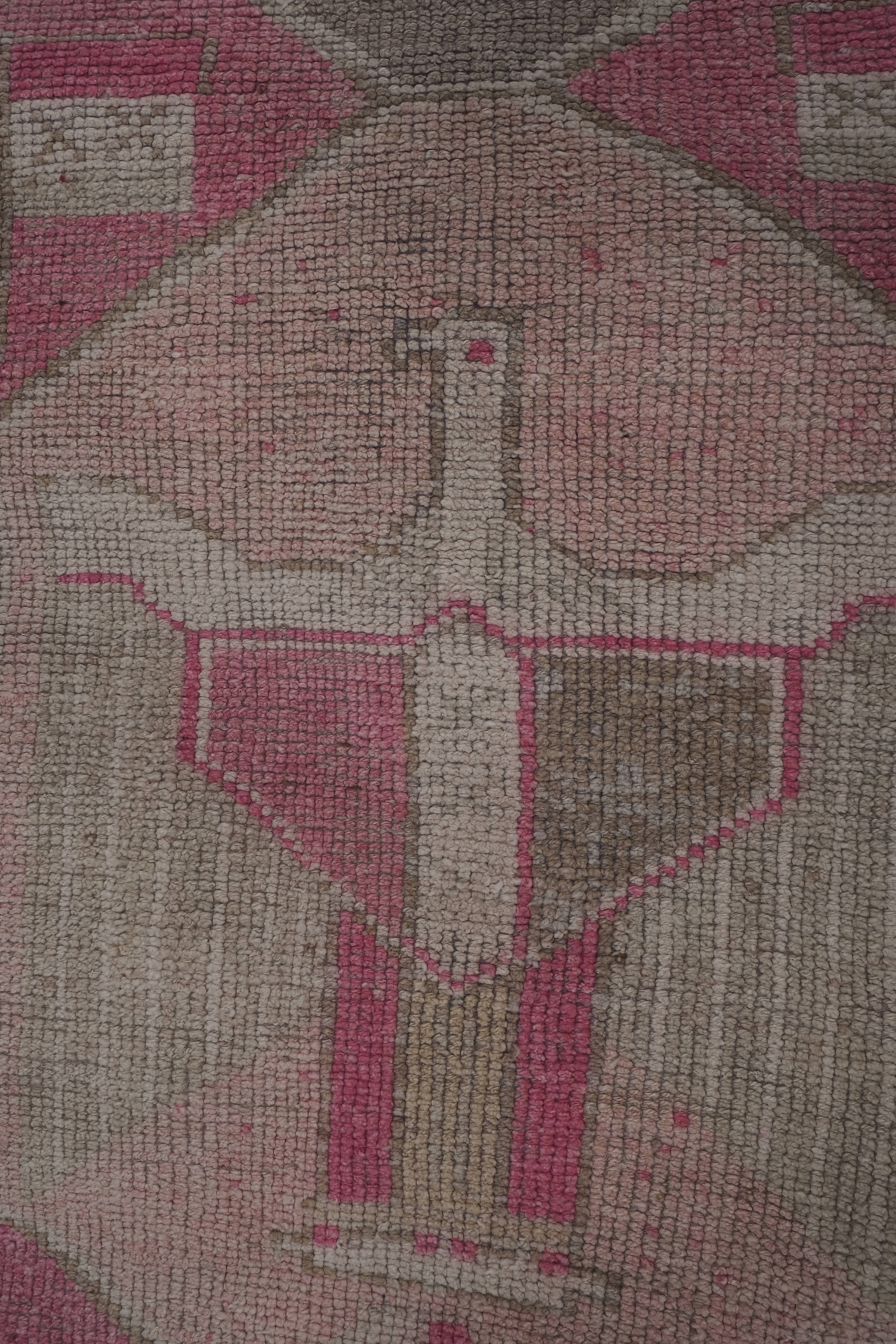 Vintage Turkish Runner Rug 3'5'' x 11'6''