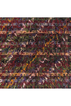 Vintage Turkish Kilim Rug 48'' x 58''