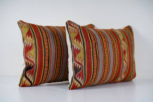 Kilim Pillow Cover Set of 2 | 16'' x 24''